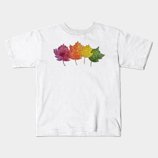 Rainbow of Autumn Kids T-Shirt